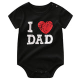 Short-Sleeve Baby Triangle Romper