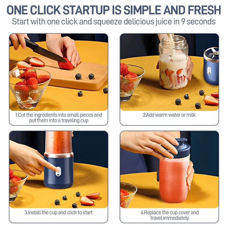 a collage of hands making a smoothie