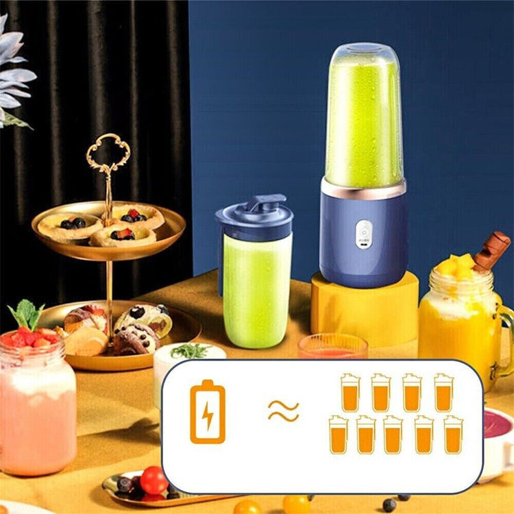 a table with different drinks on it