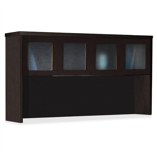 Mayline Aberdeen AHG72 Hutch - 39.1" x 72" x 15" - 4 x Door(s) - Durable - Mocha - Assembly Required