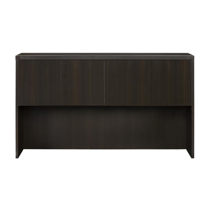 Aberdeen Series Laminate Wood Door Hutch, 72w x 15d x 39 1/8h, Mocha