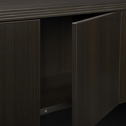 Aberdeen Series Laminate Wood Door Hutch, 72w x 15d x 39 1/8h, Mocha