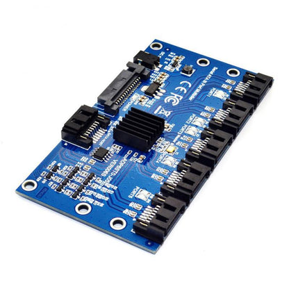 SATA Hard Disk Adapter Card 1 To 5 SATA Port Multiplier Computer Motherboard Hard Disk Adapter Card