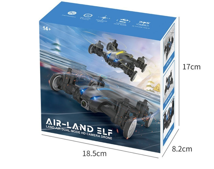a box with a drone in it