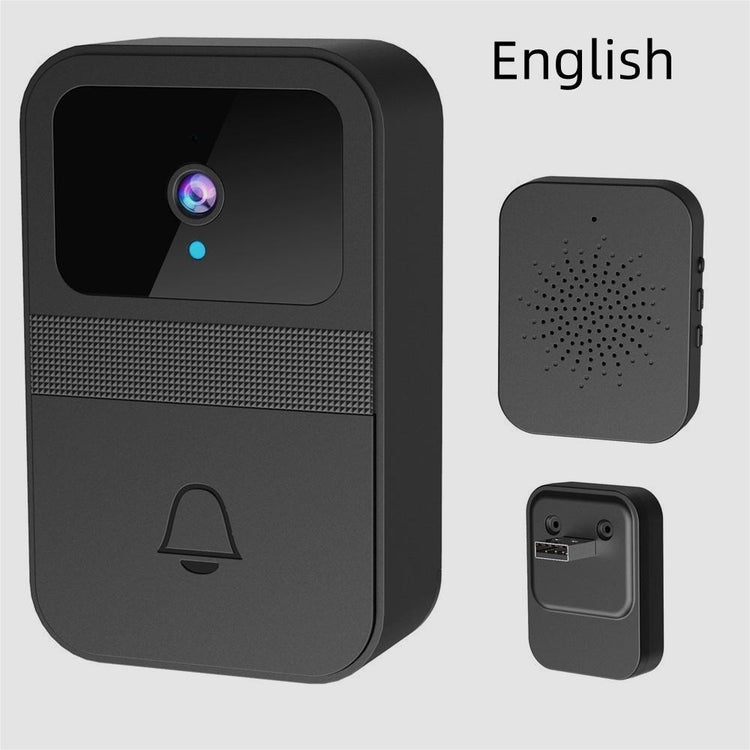 a black device with a bell and a speaker