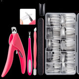 500-Piece French Acrylic Nail Set