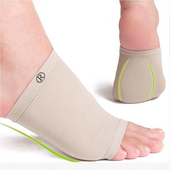 a foot with a sock on it