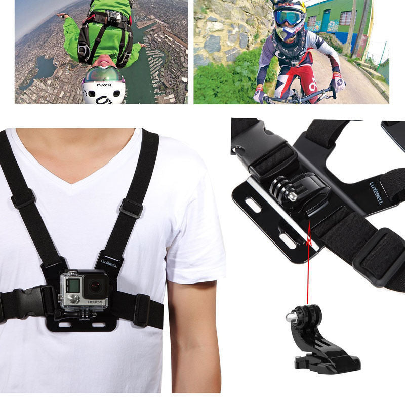 a person wearing a harness