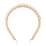 Slim Faux-Pearl Headband