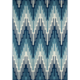 Baja Area Rug, Blue, 3'11" X 5'7"