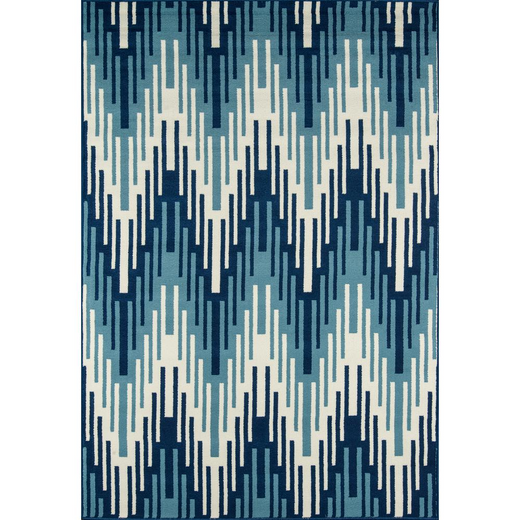 Baja Area Rug, Blue, 3'11" X 5'7"