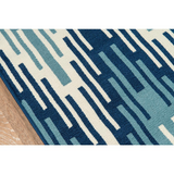Baja Area Rug, Blue, 3'11" X 5'7"