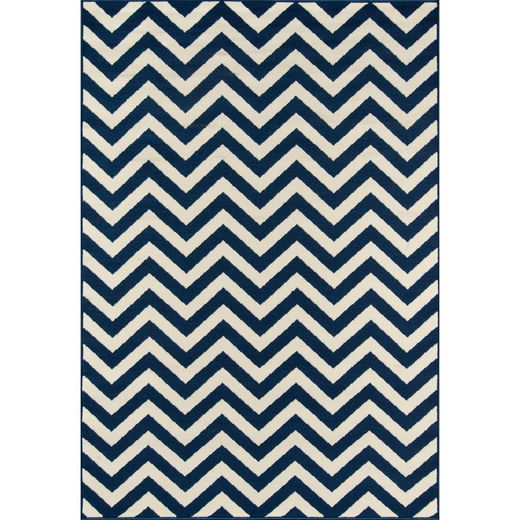 Baja Area Rug, Navy, 3'11" X 5'7"