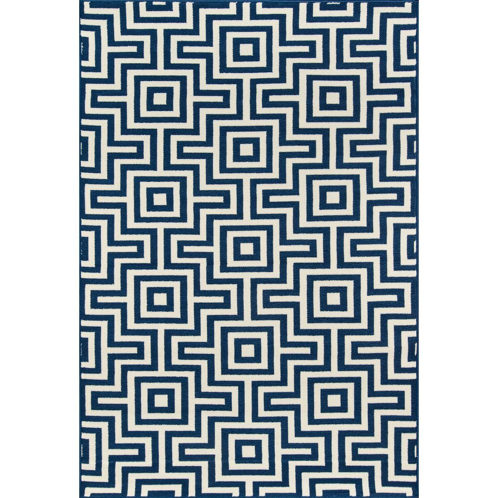 Baja Area Rug, Navy, 3'11" X 5'7"