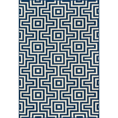 Baja Area Rug, Navy, 3'11" X 5'7"