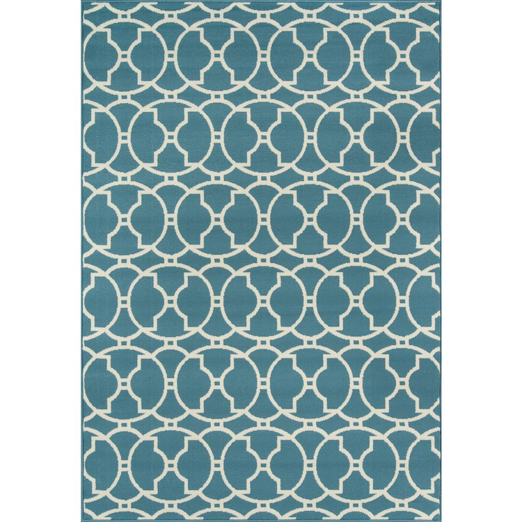 a rug with a pattern