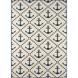 Baja Area Rug, Ivory, 3'11" X 5'7"