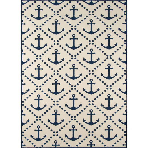 Baja Area Rug, Ivory, 3'11" X 5'7"