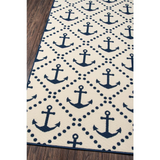Baja Area Rug, Ivory, 3'11" X 5'7"
