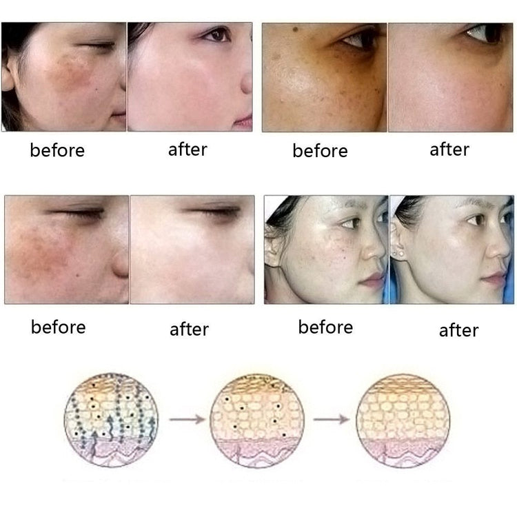 a collage of a woman's face