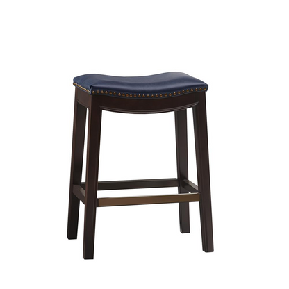 Belfast Saddle Counter Stool, Grey
