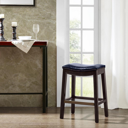 Belfast Saddle Counter Stool, Grey