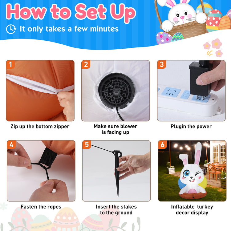 a poster of instructions on how to set up a wall