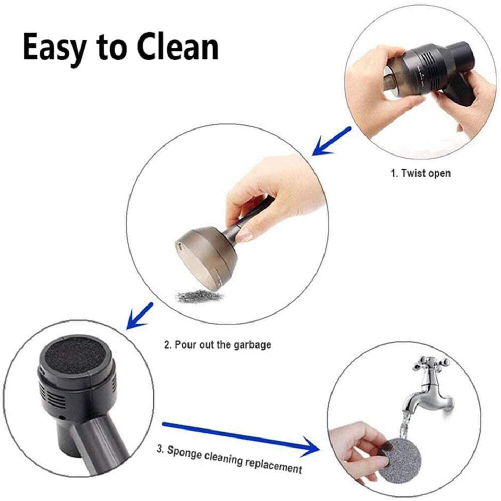 a hand holding a vacuum cleaner
