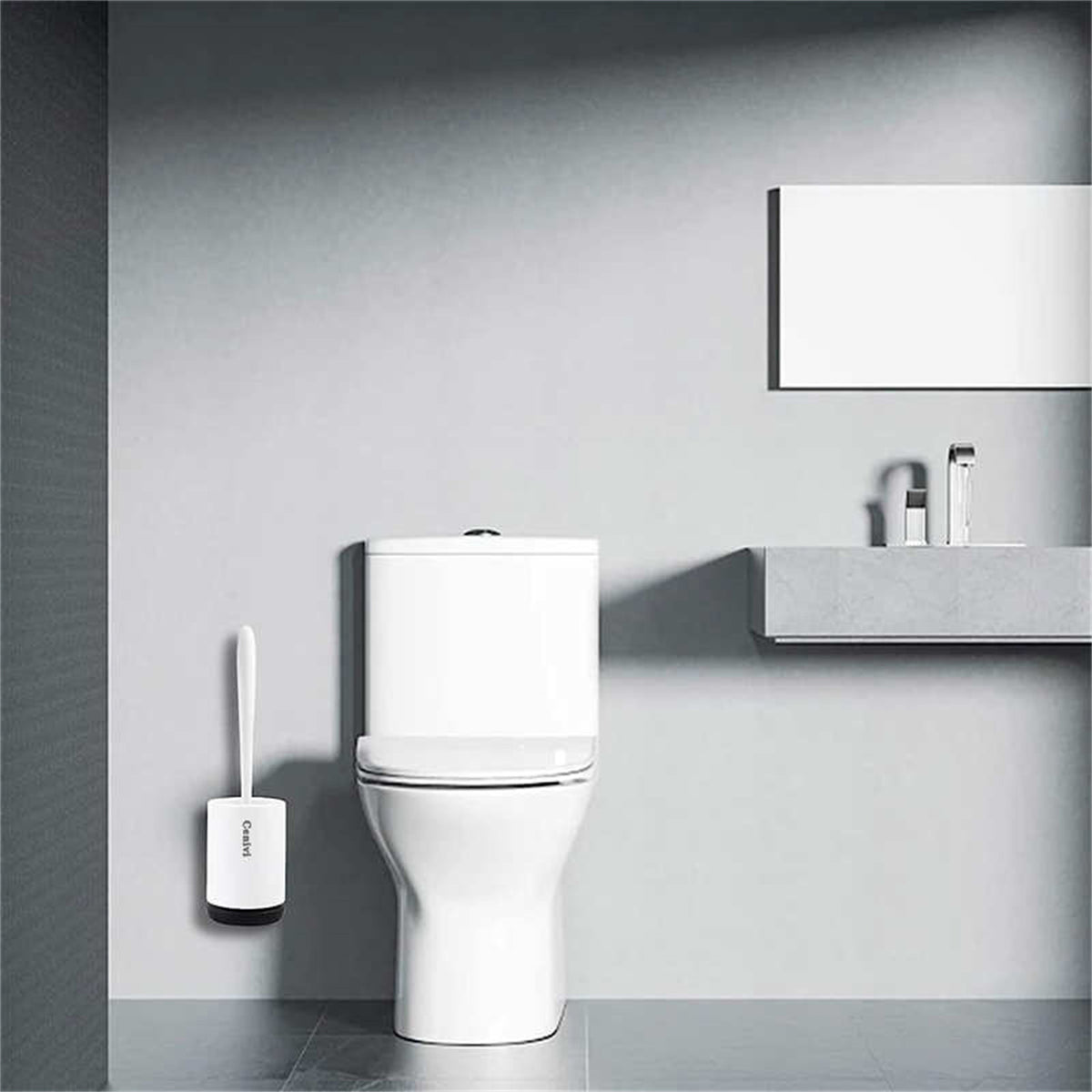 a toilet and sink in a bathroom