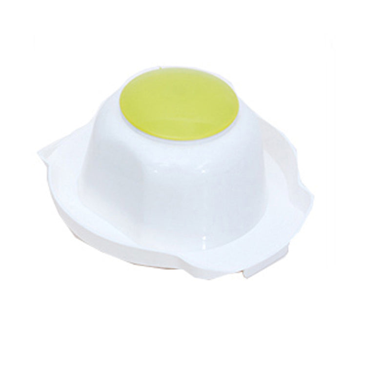 a white and yellow egg yolk container