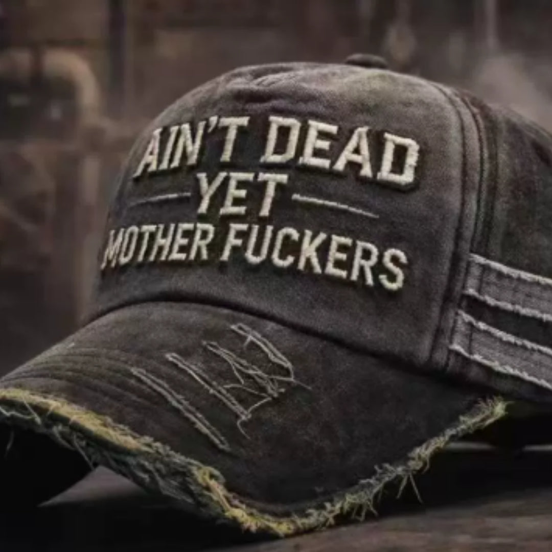 Creative And Versatile Text Printed Baseball Cap