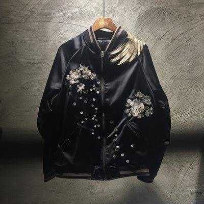 a jacket on a swinger