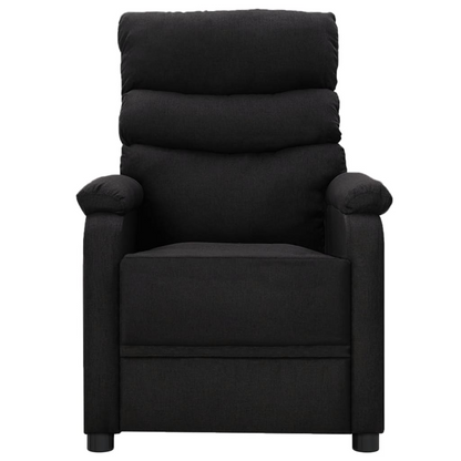vidaXL Massage Reclining Chair Black Faux Leather