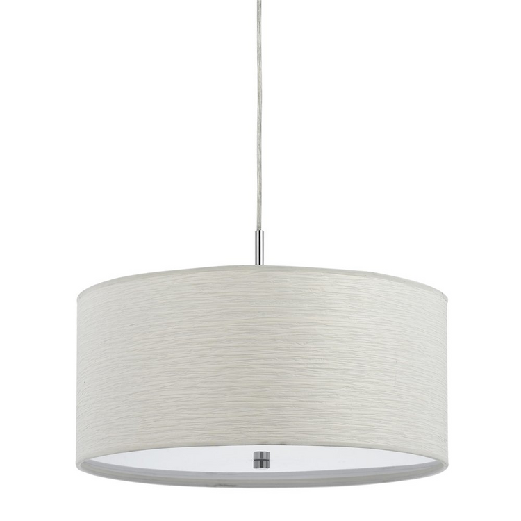 a white shade from a cord