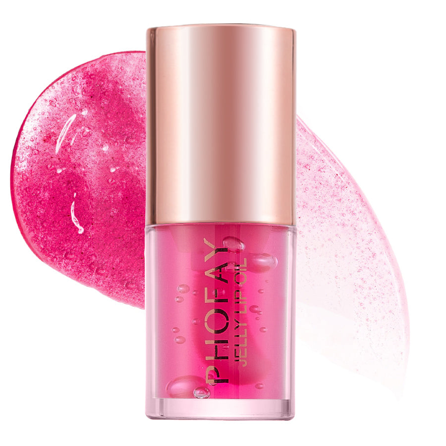 a pink liquid in a bottle