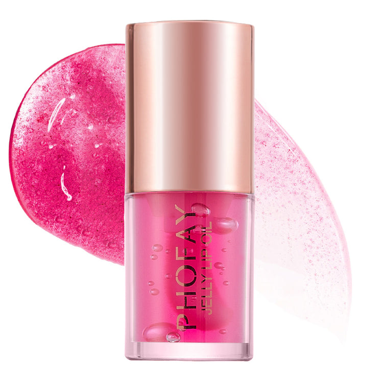 a pink liquid in a bottle