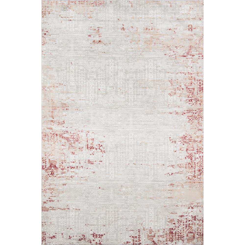 Genevieve Area RUG, Red 3'10" X 5'7"