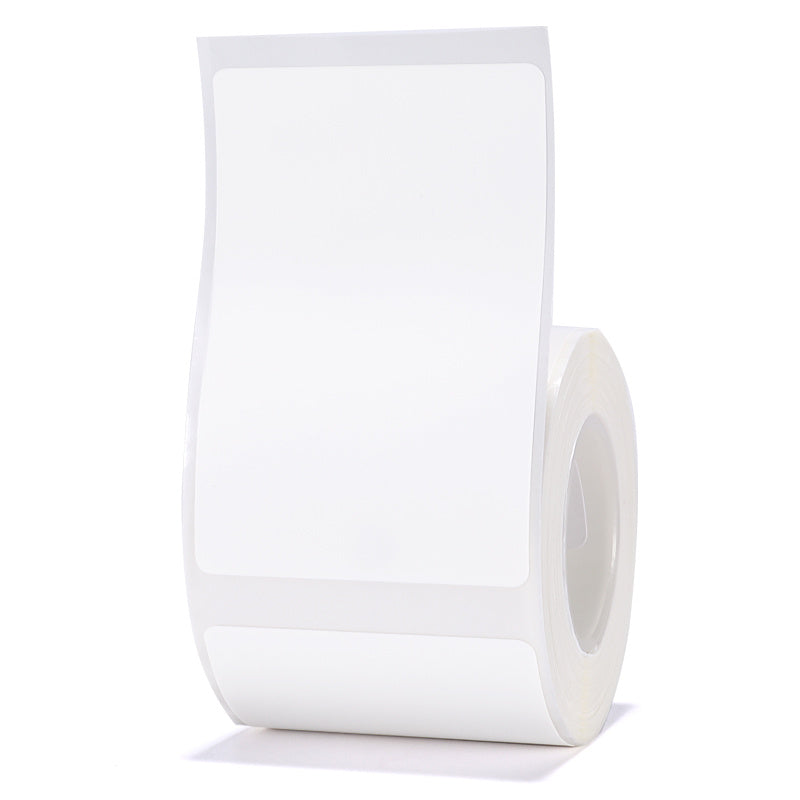 a roll of white paper