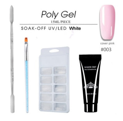 a set of nail polish and gel
