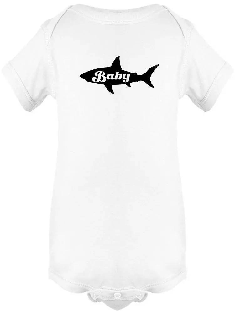 Black Shark Silhouette Baby's Bodysuit