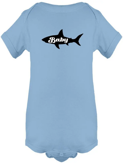 Black Shark Silhouette Baby's Bodysuit