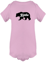 "Little" Bear Silhouette. Baby's Bodysuit