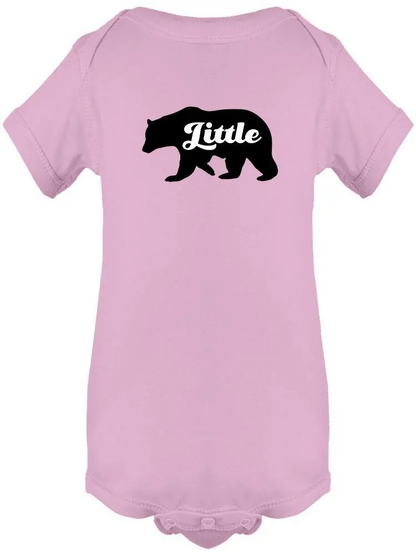 "Little" Bear Silhouette. Baby's Bodysuit