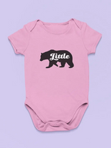 "Little" Bear Silhouette. Baby's Bodysuit