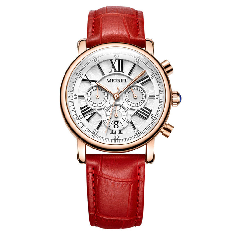a close up of a watch