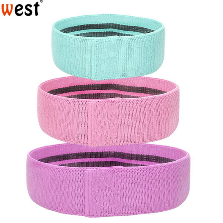 a stack of colorful elastic bands