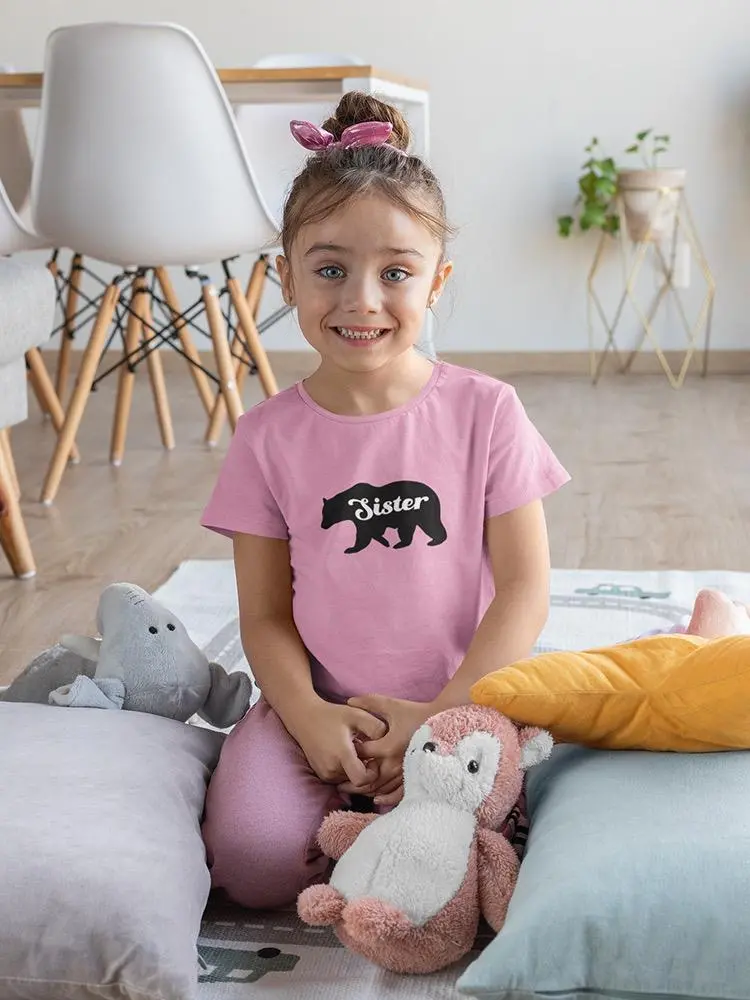 "Sister" Bear Silhouette Toddler's T-shirt