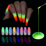 Luminous Spider Nail Art Gel Polish Set