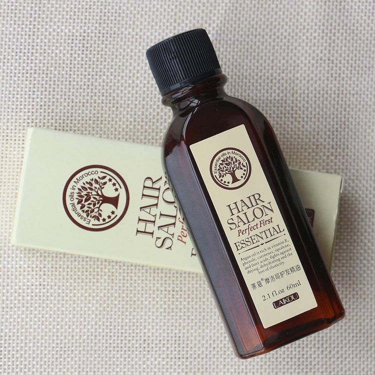 a bottle of hair salon essentials