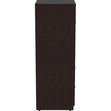 Lorell Essentials Laminate Tall Storage Cabinet - 2-Drawer - 23.6" x 23.6" x 65.6" Cabinet - 2 x File Drawer(s) - 1 Door(s) - 2 Shelve(s) - Material: Laminate, Medium Density Fiberboard (MDF), Particl